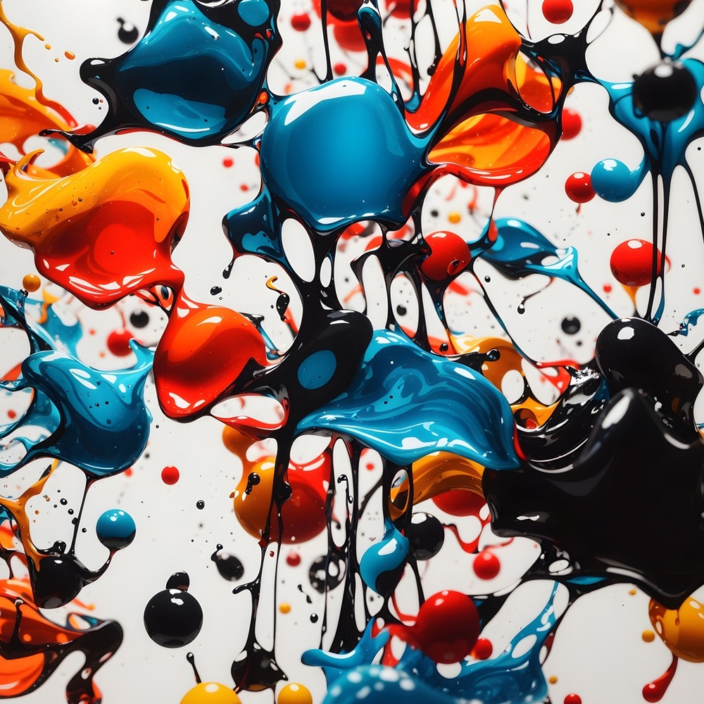 Ink drop 20 oz tumbler